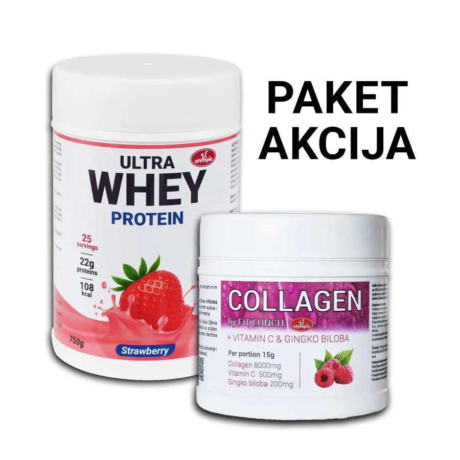 Olympic Ultra Whey Protein Jagoda + Collagen